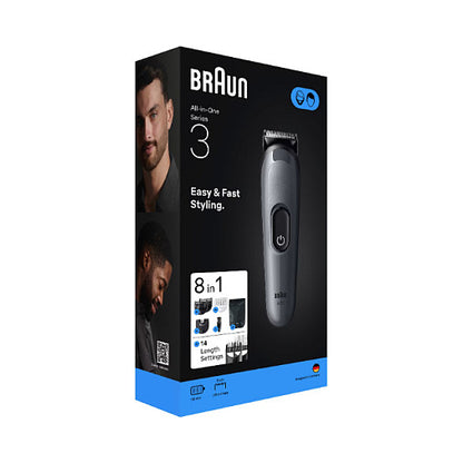 Series 3 All-In-One Style Kit AIO3540 (grau, 8-in-1)