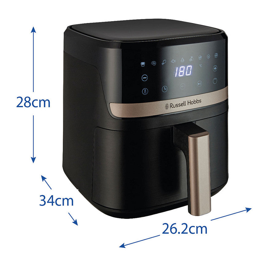 Hobbs Airfryer Satisfry 4,3l black Schwarz 27610-56 2761056 (27610-56)
