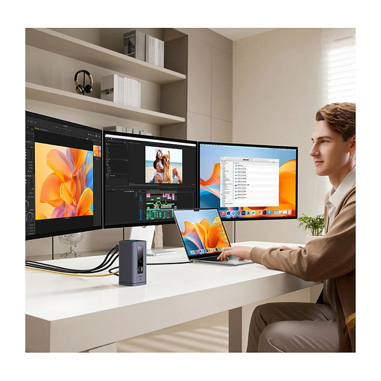 Spacemate Series 11-in-1 (MAC) Docking Station, Grau