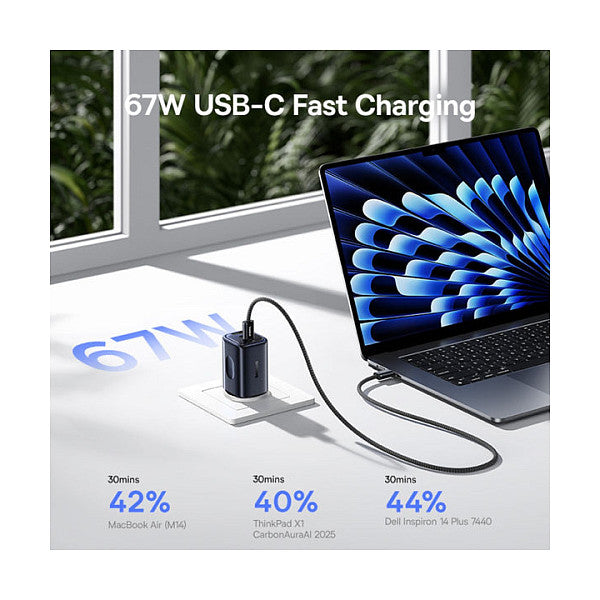 PicoGo AE11 Fast Charger 2C+U 67W EU Cosmic Black