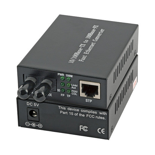 Media Konverter RJ45-STP/ST, 1310nm/2km, Fast Ethernet