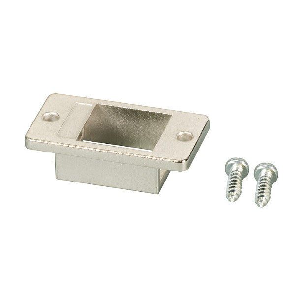 EFB Keystone Einbaurahmen 1-Port,Zinkdruckguss,metallfarben