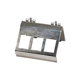 EFB Keystone Modulhalter für Hutsch.,Edelstahl,f. 3xKeystone