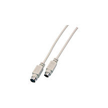 EFB Maus/Tastaturverl. PS/2, PS/2 Stecker, Buchse, 2m, beige