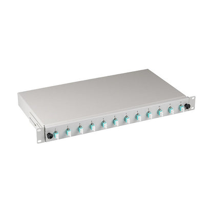 EFB Spleißbox LC 50/125Á OM3 ausziehbar, 12Pigtails / 6 Kupp