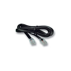EFB Modularkabel schwarz, 2 x RJ10 (4/4) Stecker, 1:1, 1,0 m