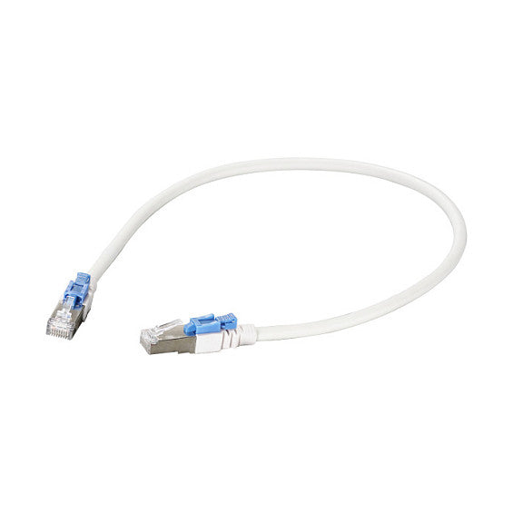 EFB RJ45 Patchkabel Cat.6A S/FTP LSZH BC AWG26 abschliebar wei 3m