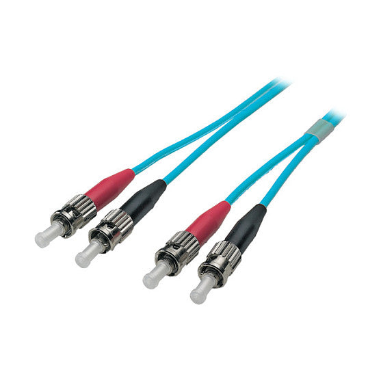 EFB Duplex Patchkabel ST-ST OM3 2m LSZH 3mm aqua