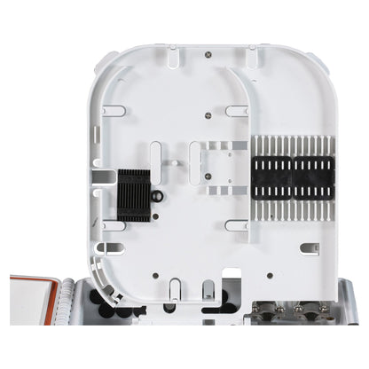 FTTH-BOX-OUT-1 FTTH IP65 Anschlussbox für 16 Fasern 16 Kupplungen u.Faserübe
