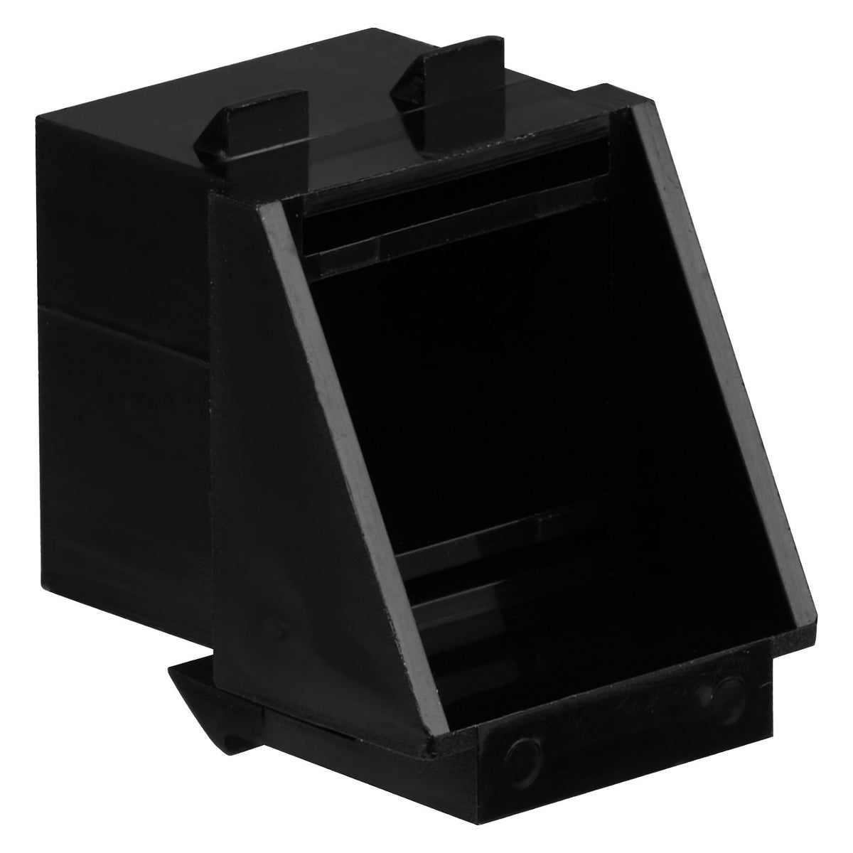 EFB Blindeinsatz RJ45 schwarz RAL9011, fr Keystoneausbrche, VPE 100