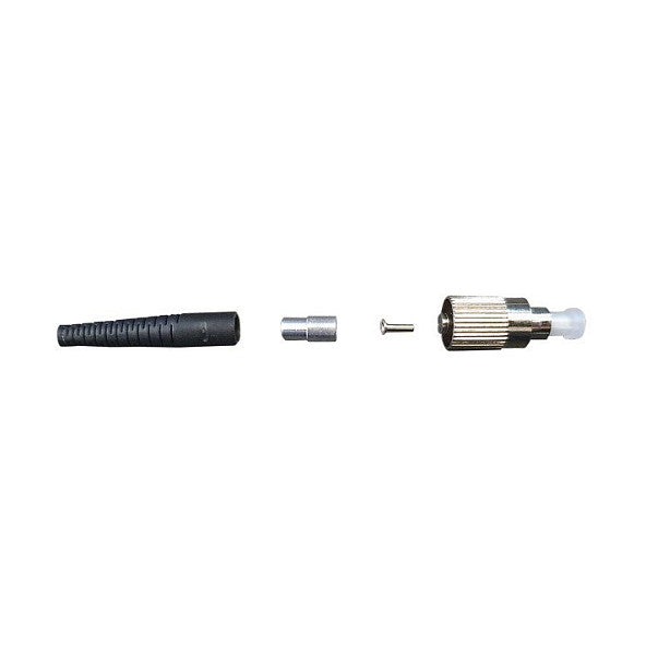 EFB Stecker FC MM 3,0mm Stecker (Metall) Knickschutz (schwarz)