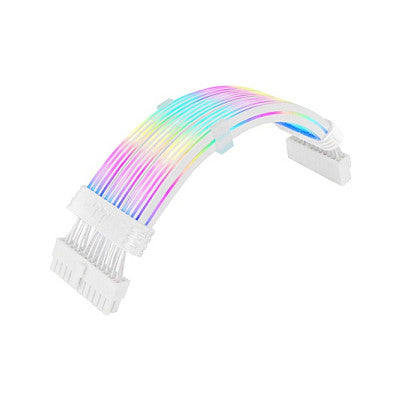 Thermaltake Mod ARGB Snow Cable 24Pin (wei)