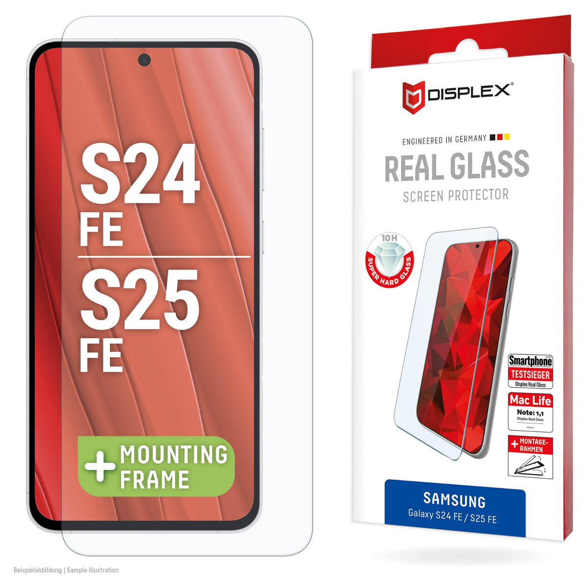 Displex Panzerglas für Samsung Galaxy S24FE/S25 FE