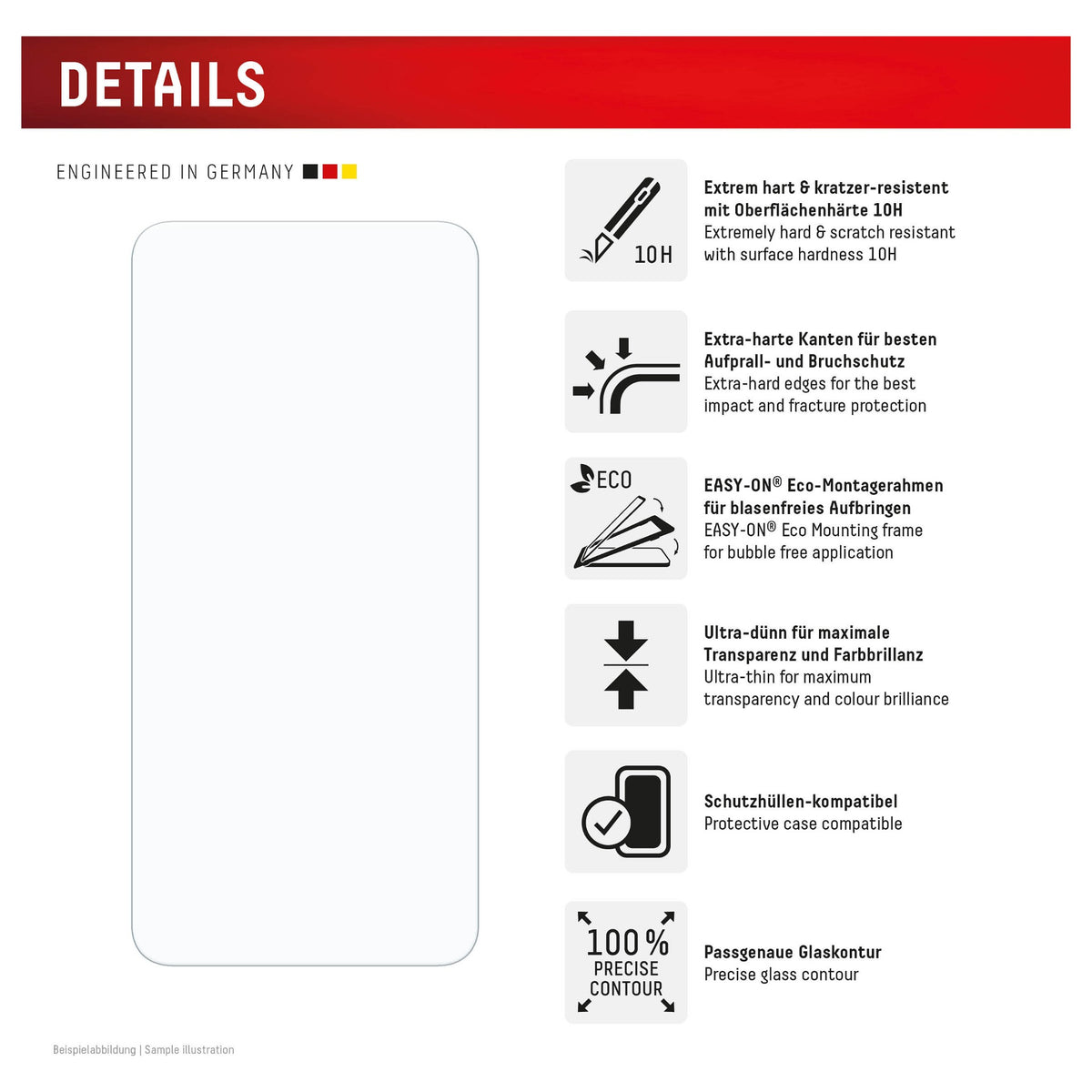 Displex Panzerglas für Samsung Galaxy S24FE/S25 FE