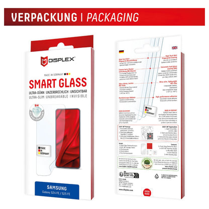 Displex Displayschutzfolie (9H) fürSamsung Galaxy S24 FE/S25 FE