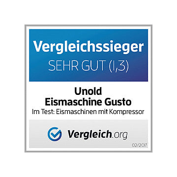 Eismaschine Gusto (edelstahl/schwarz, fr 2.000ml Eiscreme, 180 Watt Kompressor)