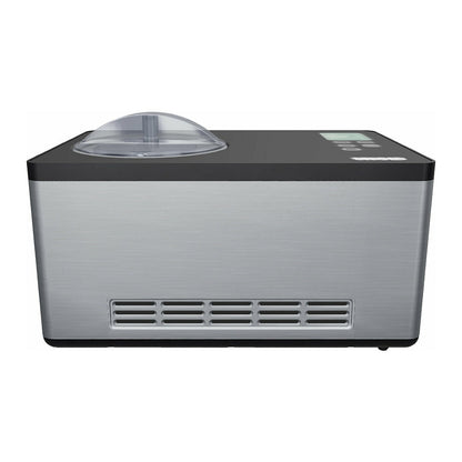 Eismaschine Gusto (edelstahl/schwarz, fr 2.000ml Eiscreme, 180 Watt Kompressor)