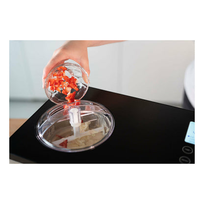 Eismaschine Gusto (edelstahl/schwarz, fr 2.000ml Eiscreme, 180 Watt Kompressor)