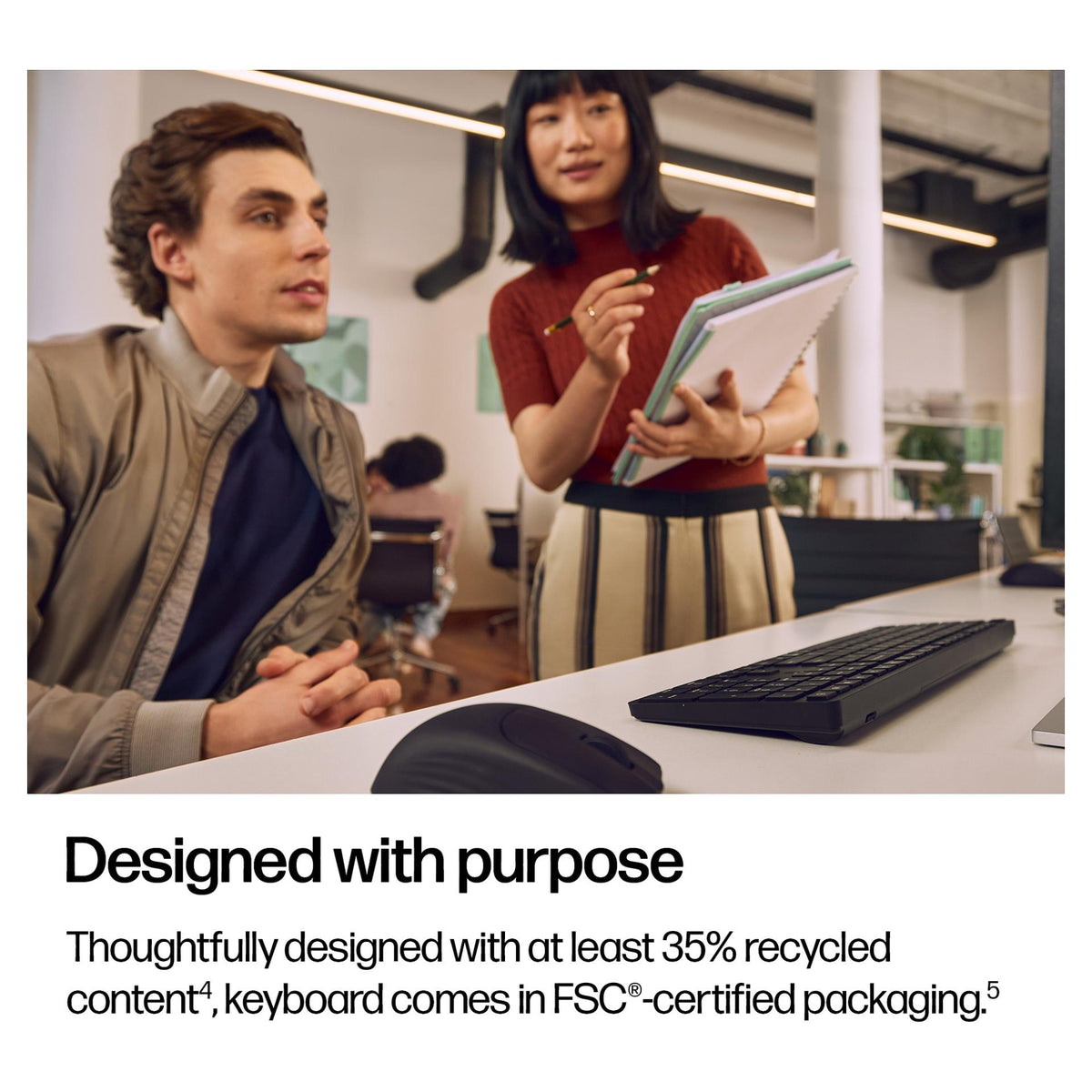 HP Multi-Device Dual-Mode Keyboard 495K