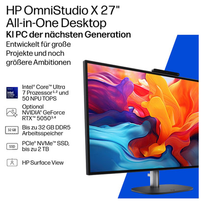 AIO HP Omnistudio X 27-cx0150ng CU5 325/16GB/512SSD/W11 Home