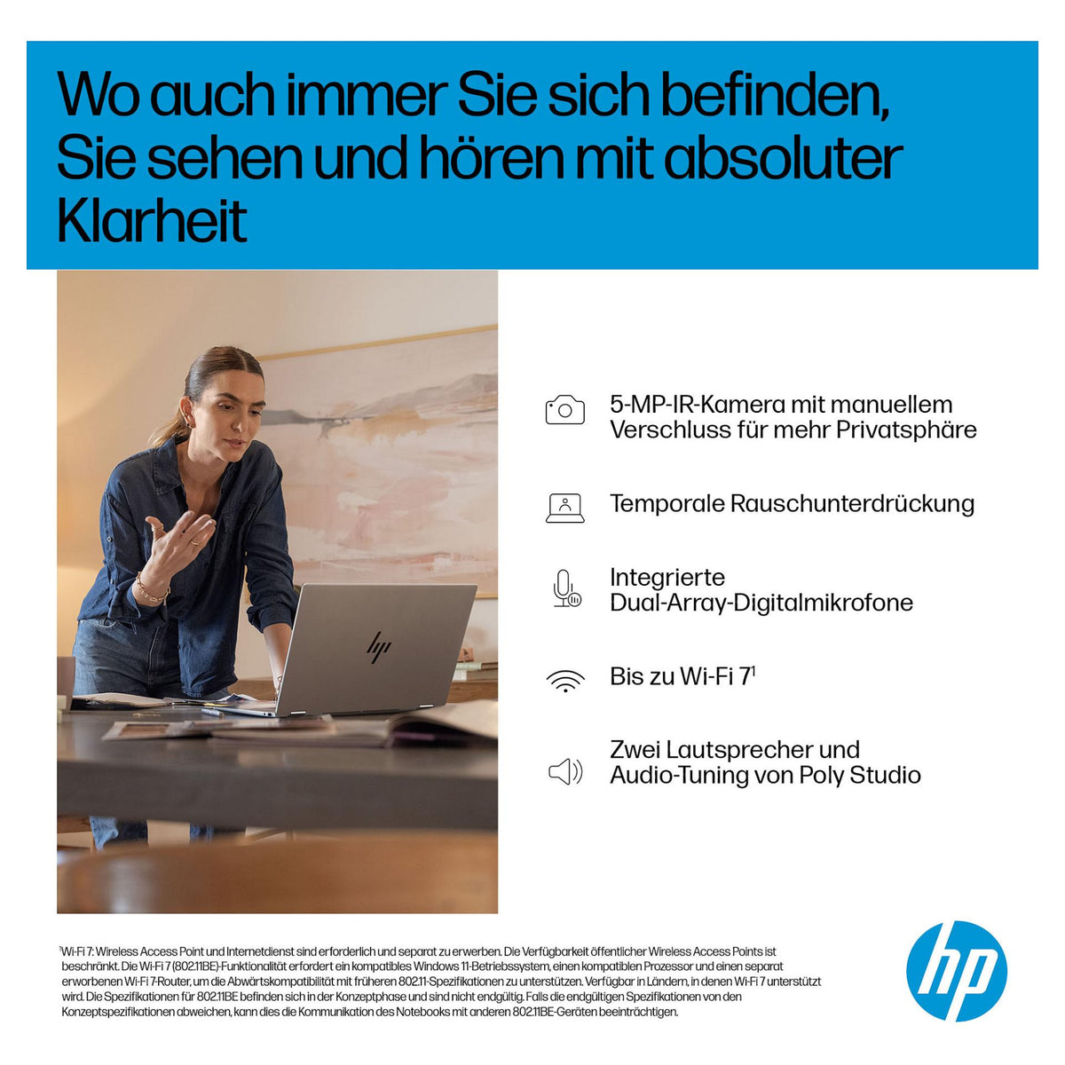 HP OmniBook X Flip 16-as0071ng CU7 256V/16GB/512SSD/W11 Home Touch