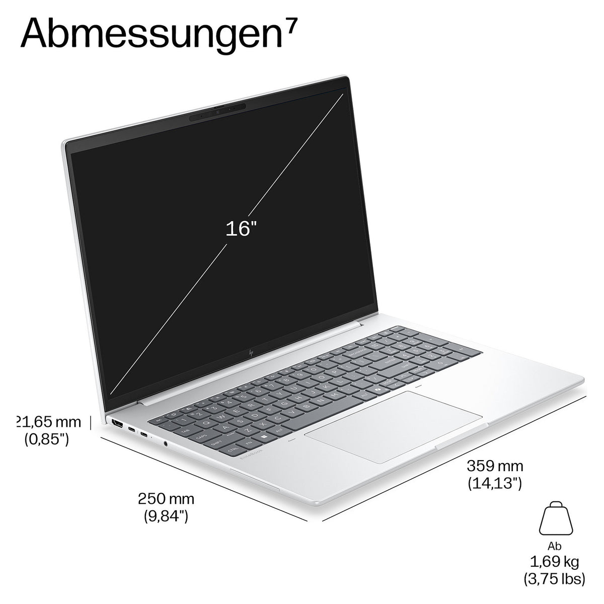 HP EliteBook 8 G2i CU7 356H/32GB/1TBSSD/W11 Pro LTE 5G