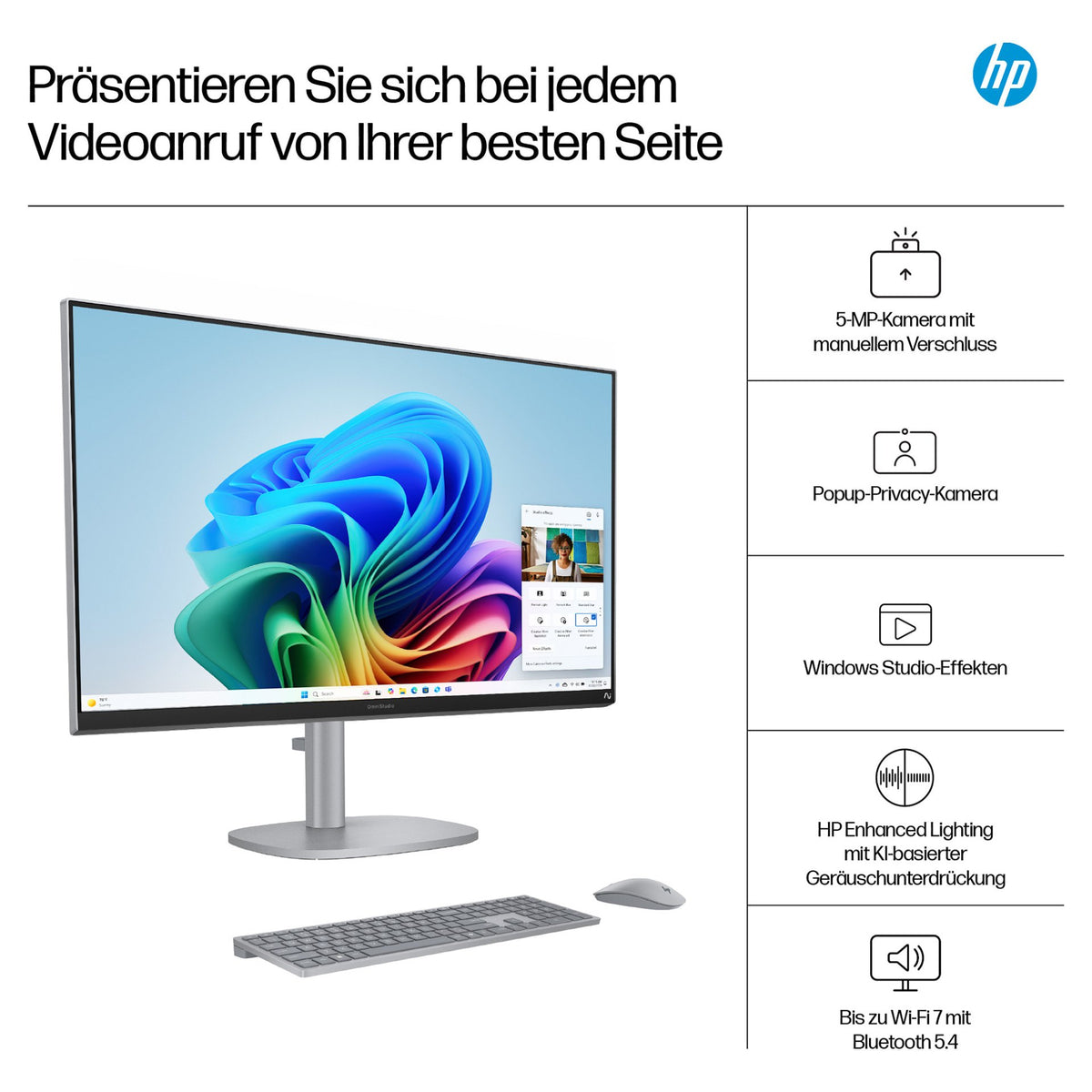AIO HP OmniStudio X 27-cs1173ng CU7 256V/16GB/1TBSSD/W11 Home