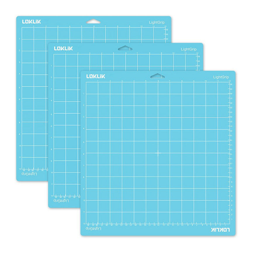 LOKLiK Schneidematte 3er-Pack - Blau Leicht klebend