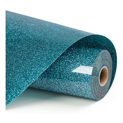 LOKLiK Plotterfolie Glitzer - Hellblau - 30,5 x 90 cm
