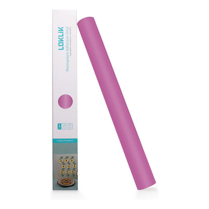 LOKLiK Permanent Klebefolie Vinyl Matt - Fuchsie - 30,5 x 180 cm