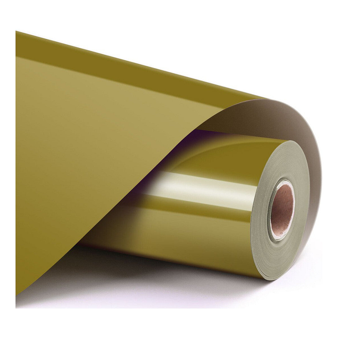 LOKLiK Permanent Klebefolie Vinyl Glänzend - Gold - 30,5 x 180 cm