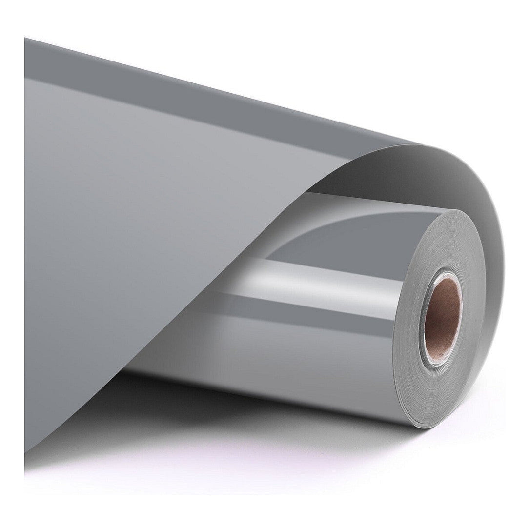 LOKLiK Permanent haftende Vinylfolie Glänzend - Silber - 30,5 x 180 cm