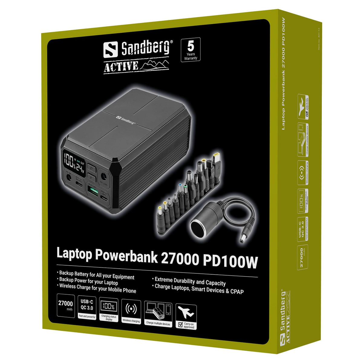 421-13 SANDBERG Powerbank 27.000 mA