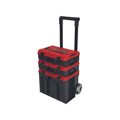 Systemkoffer E-Case Tower (schwarz/rot, 1x E-Case L, 2x E-Case S)