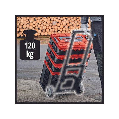 Systemkoffer E-Case Tower (schwarz/rot, 1x E-Case L, 2x E-Case S)