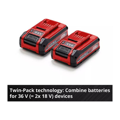 Akku Power-X-Change Plus TWIN-PACK 18Volt 3,0Ah (rot/schwarz, 2 Stck, ohne Ladegert)