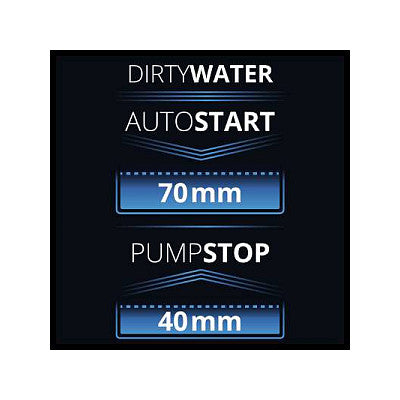 Schmutzwasserpumpe GE-DP 6935 A ECO, Tauch- / Druckpumpe (rot/schwarz, 690 Watt)