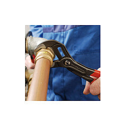 Cobra 87 01 150, 150mm, Rohr- / Wasserpumpen-Zange (schwarz/rot, Wasserpumpenzange, 11-fach verstellbar)
