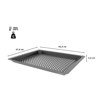 AirFry & Grillblech HEZ629070 (anthrazit, emailliert)