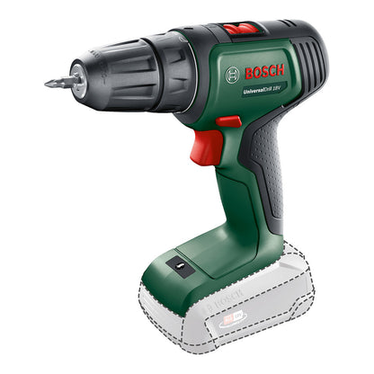 Powertools Akku-Bohrschrauber UniversalDrill 18V (grn/schwarz, ohne Akku und Ladegert, POWER FOR ALL ALLIANCE)