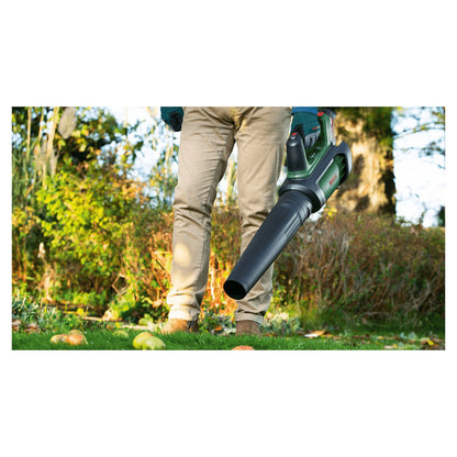 Powertools Akku-Laubblser Advanced LeafBlower 36V-750 (grn/schwarz, Li-Ionen Akku 2,0Ah, POWER FOR ALL)