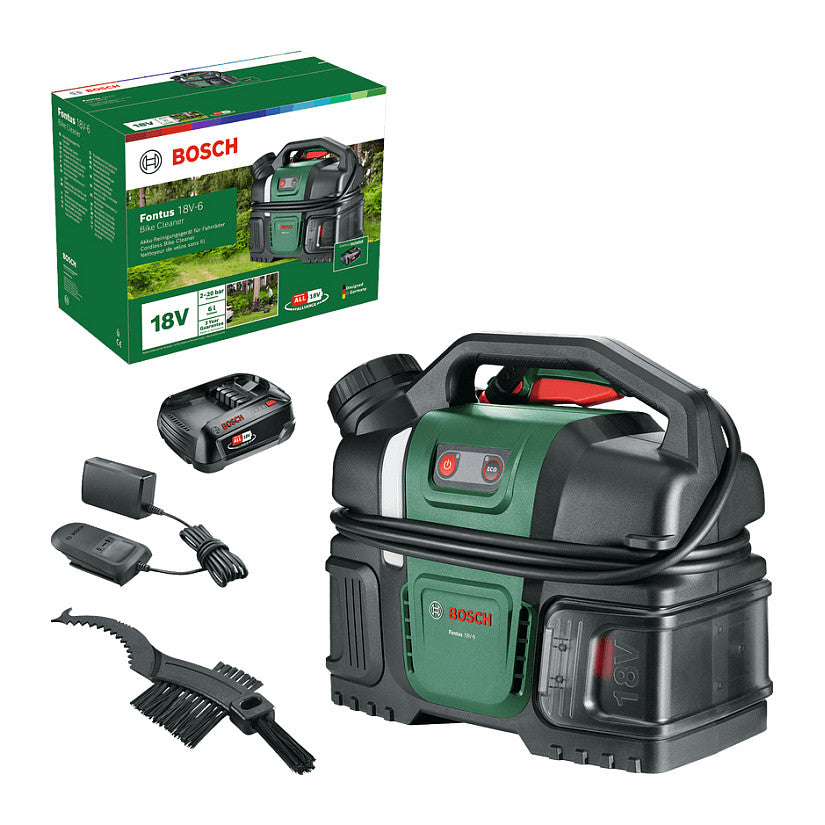 Powertools Bosch Akku Druckreiniger Fontus 18V-6 Bike Cle