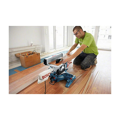 Powertools Kombinationssge GTM 12 JL + Arbeitstisch GTA 2600, Kapp-und Gehrungssge (blau/silber, 1.800 Watt)