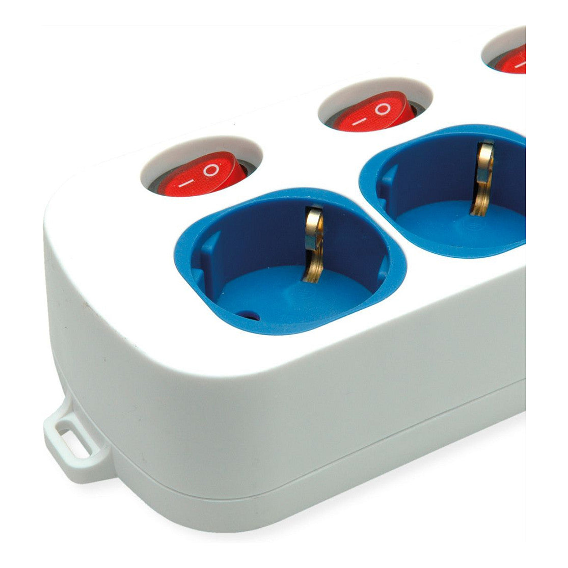ROLINE 3-fach Steckdosenleiste mit Schalter, USB-Charger A+C, 1,5 m