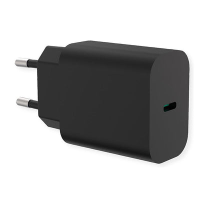 VALUE USB Charger mit Euro-Stecker, 1 Port Typ-C (PD), 25W