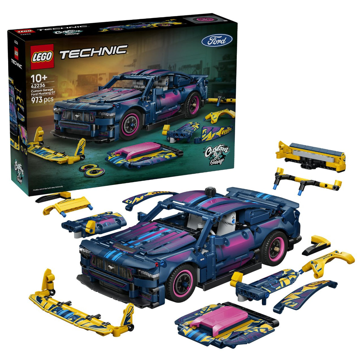 42236 Technic Ford Mustang GT Auto aus der Tuning-Werkstatt