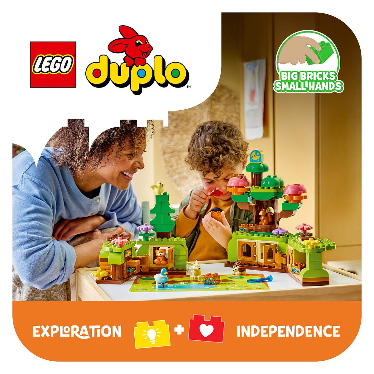 10480 LEGO 10480 DUPLO Wald mit wilden Tieren (2.5.)