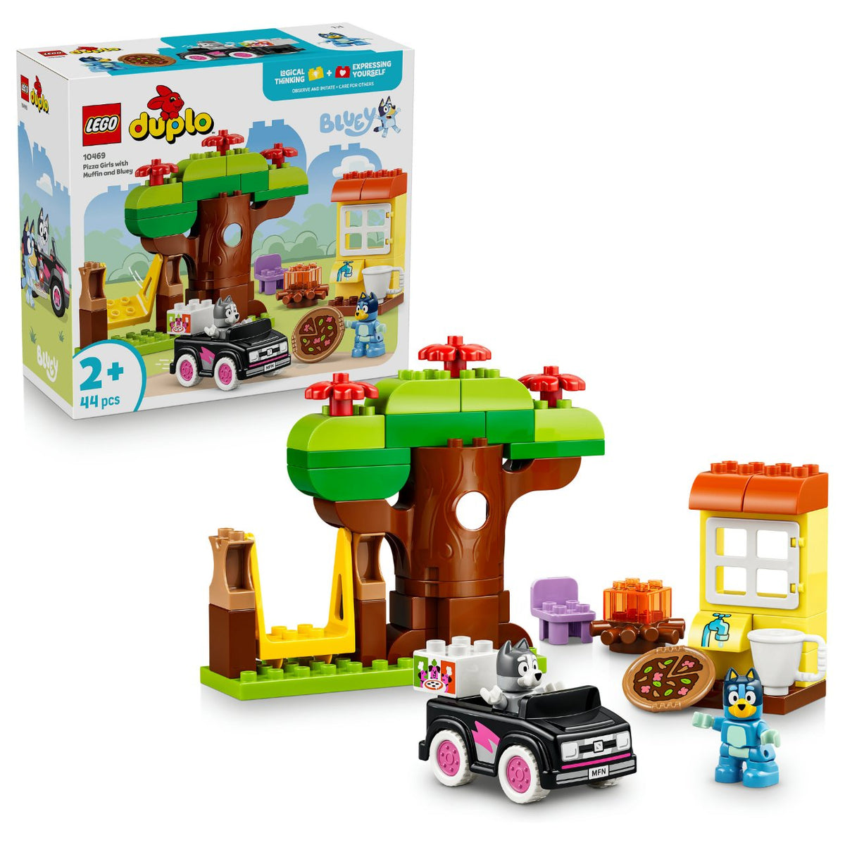 10469 LEGO 10469 DUPLO Pizza-Schwestern mit Muffin und Bluey (2.5.)