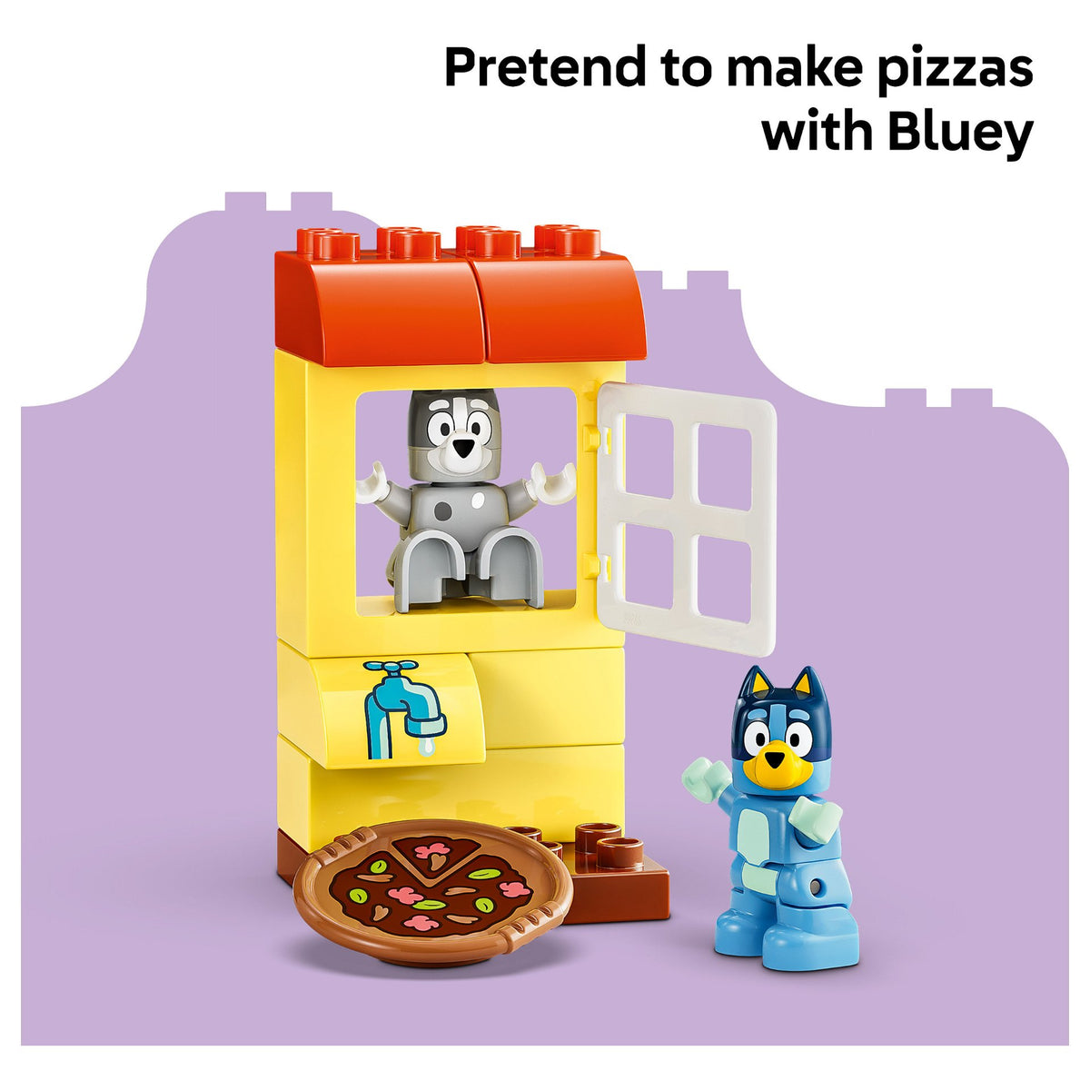 10469 LEGO 10469 DUPLO Pizza-Schwestern mit Muffin und Bluey (2.5.)