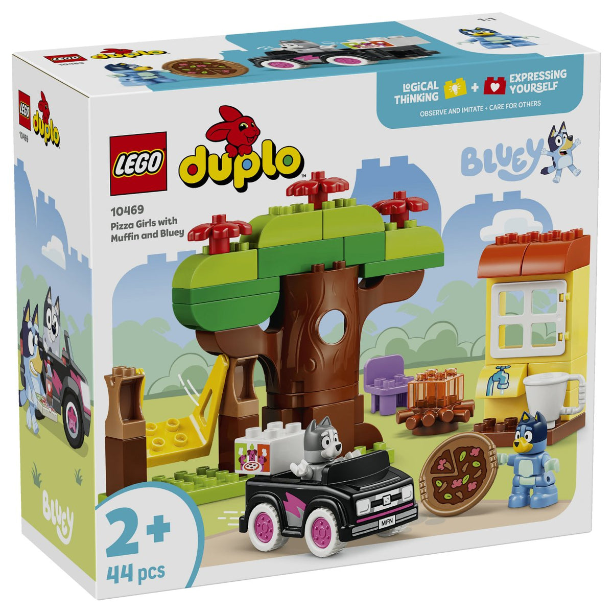10469 LEGO 10469 DUPLO Pizza-Schwestern mit Muffin und Bluey (2.5.)